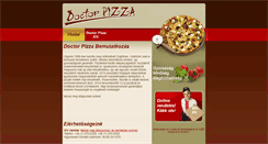 Desktop Screenshot of doctorpizza.hu